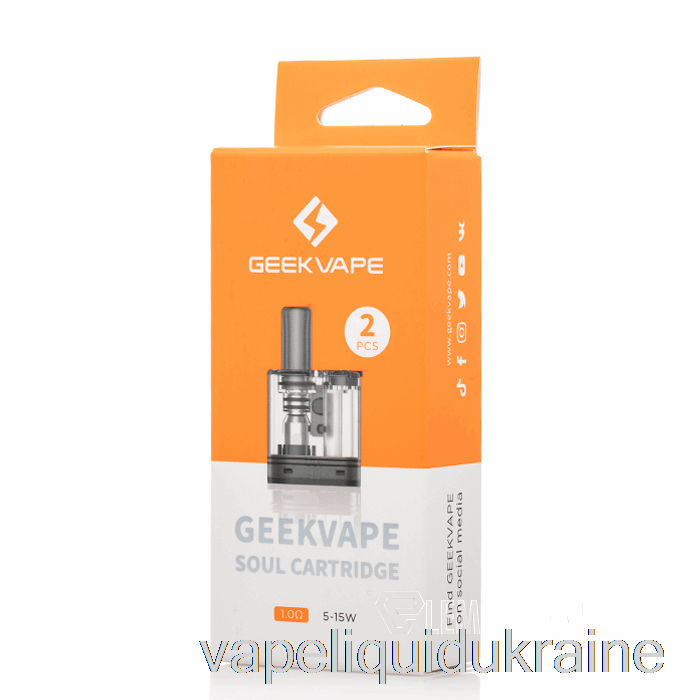 Vape Ukraine Geek Vape Soul Replacement Pods 1.0ohm Pods